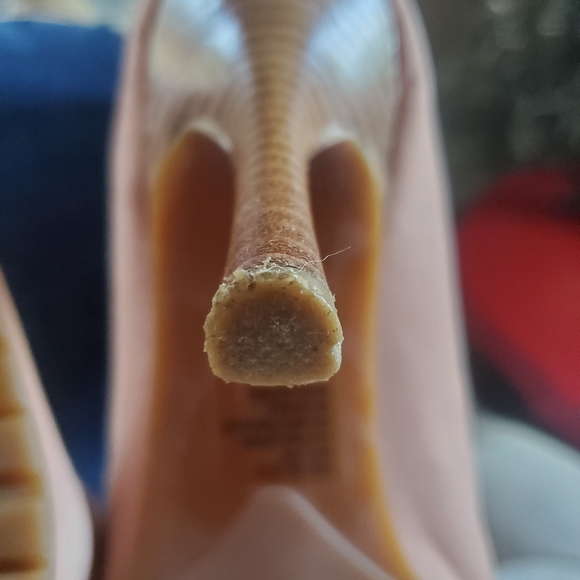 💯 Colin Stuart Blush Lace-Up Heeled Booties - Picture 7 of 11